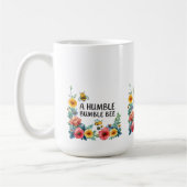 Eine demütige Hummel  Kaffeetasse (Links)