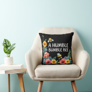 Eine demütige Hummel Kissen
