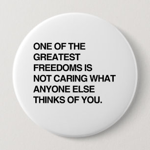 EINE der BESTSTEN FREIHEITEN IST NICHT CARING.png Button