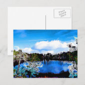 Eine der finnischen Seen Postkarte (Vorne/Hinten)