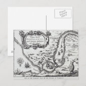 Eine der frühesten Karten des Magellan (Vorne/Hinten)