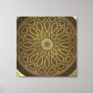 Eine der konvertierbaren Kuppeln auf der Haram in Leinwanddruck