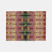 Eine Designer-Rosafarbene Fleece-Decke Fleecedecke (Vorderseite (Horizontal))