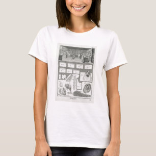 Eine Dessous-Werkstatt und Material aus dem Hause T-Shirt