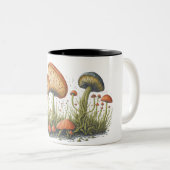 Eine detaillierte Darstellung der Pilze Zweifarbige Tasse (VorderseiteRechts)