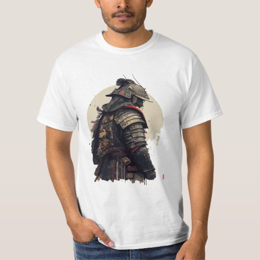 Eine detaillierte Samurai-Abbildung T-Shirt (Vorderseite)