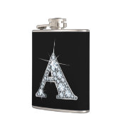 Eine "Diamant Bling"-Flasche Flachmann (Links)