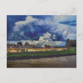 Eine digitale Hommage an van Gogh Postkarte