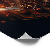 Eine digitale Lebensform, die sich im virtuellen R Poster (Ecke)