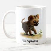Eine digitale Malerei einer Niedlichen Hyena Kaffeetasse