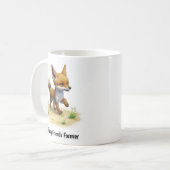 Eine digitale Malerei einer Niedlichen Jackal Kaffeetasse (Vorderseite Links)