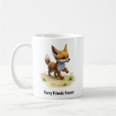 Eine digitale Malerei einer Niedlichen Jackal Kaffeetasse (Links)