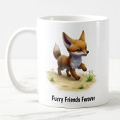 Eine digitale Malerei einer Niedlichen Jackal Kaffeetasse