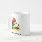 Eine digitale Malerei einer Niedlichen Lory Kaffeetasse (Vorderseite Links)