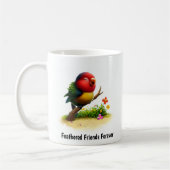 Eine digitale Malerei einer Niedlichen Lory Kaffeetasse (Links)