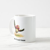 Eine digitale Malerei einer Niedlichen Lory Kaffeetasse (Vorderseite Links)