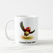 Eine digitale Malerei einer Niedlichen Lory Kaffeetasse (Links)