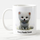Eine digitale Malerei eines Niedlichen Arktischen  Kaffeetasse