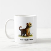 Eine digitale Malerei eines Niedlichen Cougars Kaffeetasse (Links)