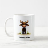 Eine digitale Malerei eines Niedlichen jungen Elch Kaffeetasse (Links)