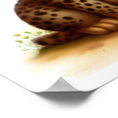 Eine digitale Malerei eines Niedlichen jungen Ozel Poster (Ecke)