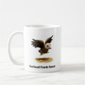 Eine digitale Malerei eines Niedlichen Kondors Kaffeetasse (Links)