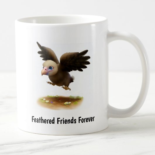 Eine digitale Malerei eines Niedlichen Kondors Kaffeetasse