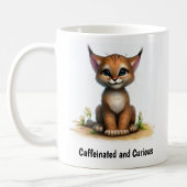 Eine digitale Malerei eines Niedlichen Lynchs Kaffeetasse