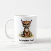 Eine digitale Malerei eines Niedlichen Lynchs Kaffeetasse (Links)