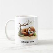 Eine digitale Malerei eines Niedlichen Meerkats Kaffeetasse (Links)