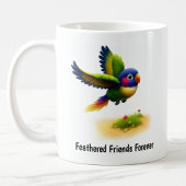 Eine digitale Malerei eines Niedlichen Mitchell’s  Kaffeetasse