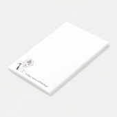 "Eine Diva's Arbeit wird nie getan!" Post-it Klebezettel (angewinkelt)