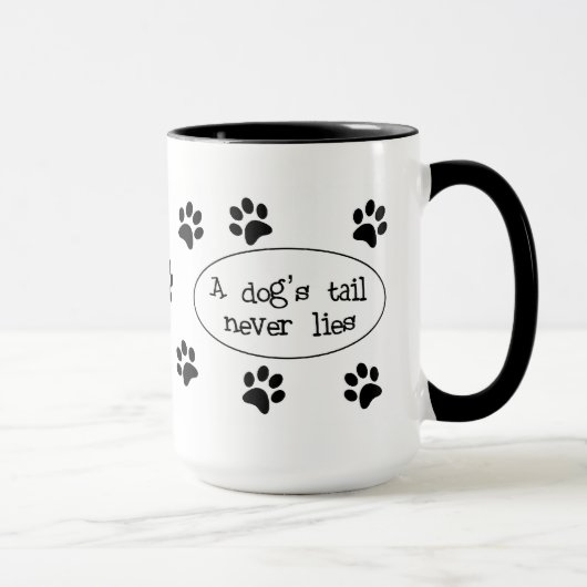 Eine Dog's-tail Tasse (Rechts)