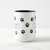 Eine Dog's-tail Tasse (Zentrum)