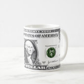 eine Dollar-Tasse Kaffeetasse (VorderseiteRechts)