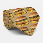 Eine doppelte Cheeseburger-Krawatte! Krawatte (Gerollt)