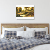 Eine Dorflandschaft Leinwanddruck (Insitu (Schlafzimmer))