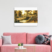 Eine Dorflandschaft Leinwanddruck (Insitu (Wohnzimmer))