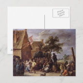 Eine Dorfmerrymaking Postkarte (Vorne/Hinten)