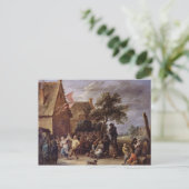 Eine Dorfmerrymaking Postkarte (Stehend Vorderseite)
