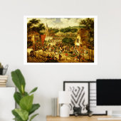 Eine Dorfmesse Poster (Heimbüro)