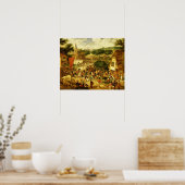 Eine Dorfmesse Poster (Küche)