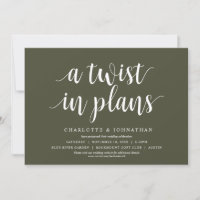 Eine Drehung in Plänen, Hochzeit Ändern Sie das Da