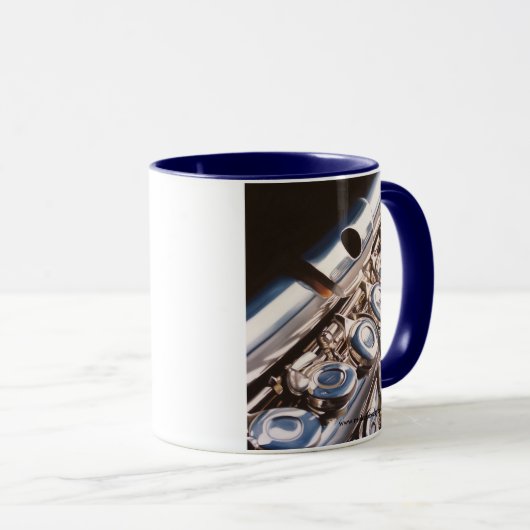 Eine drei Stück-Flöte Tasse (VorderseiteRechts)