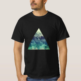 Eine dreieckige, geometrische Berglandschaft T-Shirt