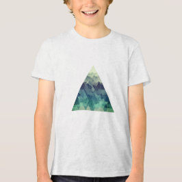 Eine dreieckige, geometrische Berglandschaft Tri-Blend Shirt
