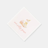 Eine dumme Gans 1. Geburtstag Serviette (Ecke)