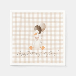 Eine dumme Gans 1. Geburtstag Serviette