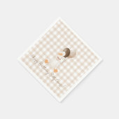 Eine dumme Gans 1. Geburtstag Serviette (Ecke)