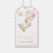 EINE Dumme Gans, Ballons Geschenkanhänger (Vorderseite)